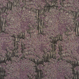 Metallic Pink, Nude and Black Abstract Brocade