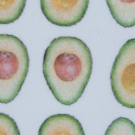 Avocados Digitally Printed on a Stretch Neoprene/Scuba Knit