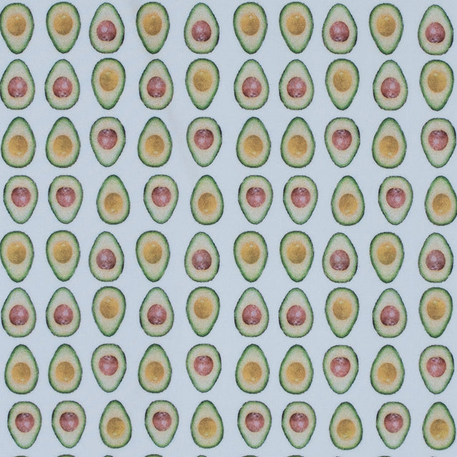 Avocados Digitally Printed on a Stretch Neoprene/Scuba Knit