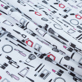 Make-Up Digitally Printed on a Stretch Neoprene/Scuba Knit