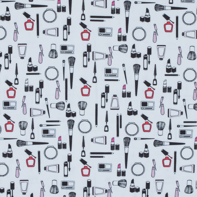 Make-Up Digitally Printed on a Stretch Neoprene/Scuba Knit