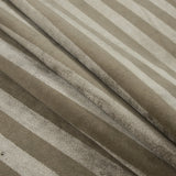 Golden Beige Awning Striped Cotton Upholstery Velveteen