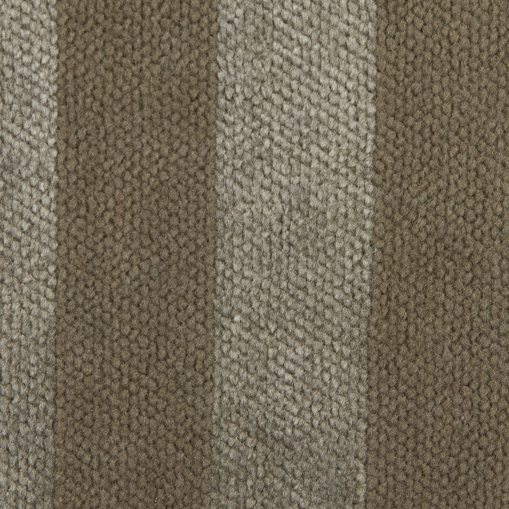 Golden Beige Awning Striped Cotton Upholstery Velveteen