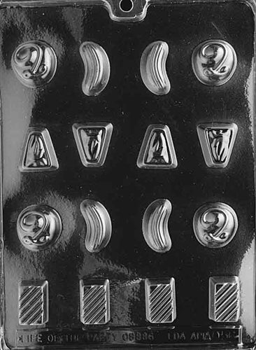 Bite Size Pieces Chocolate Mold - LPAO056