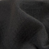 Black Coffee Twill Wool Double Cloth