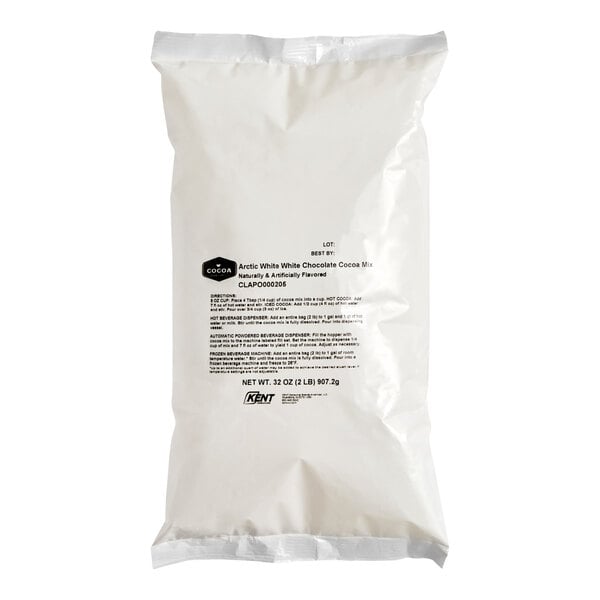 Cocoa Classics Arctic White Chocolate Cocoa Mix 2 lb. - 6/Case
