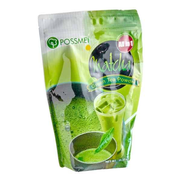 Possmei Matcha Powder Mix 2.2 lb. - 10/Case