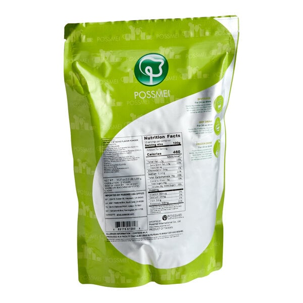 Possmei Pistachio Powder Mix 2.2 lb. - 10/Case