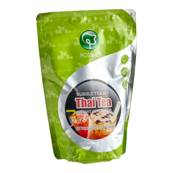 Possmei Thai Tea Powder Mix 2.2 lb. - 10/Case