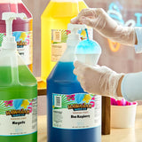 Hawaiian Shaved Ice Blue Raspberry Snow Cone Syrup 1 Gallon - 4/Case