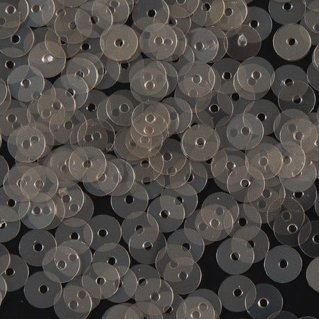 Bag of Beige Transparent Bright Loose Sequins - 5mm