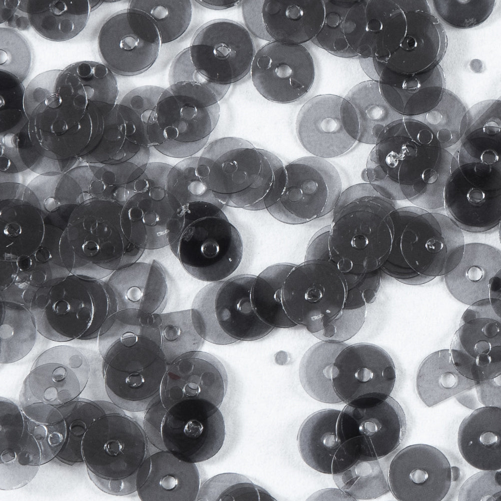 Bag of Gray Transparent Bright Loose Sequins - 5mm