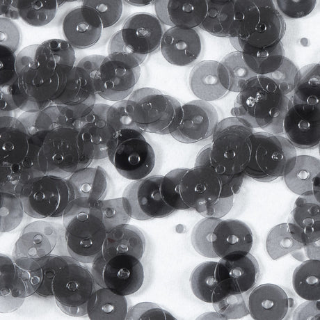 Bag of Gray Transparent Bright Loose Sequins - 5mm
