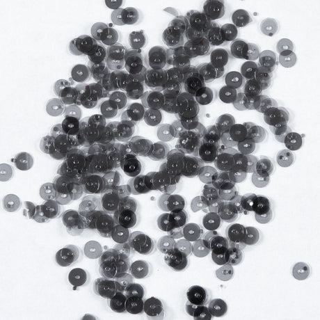 Bag of Gray Transparent Bright Loose Sequins - 5mm