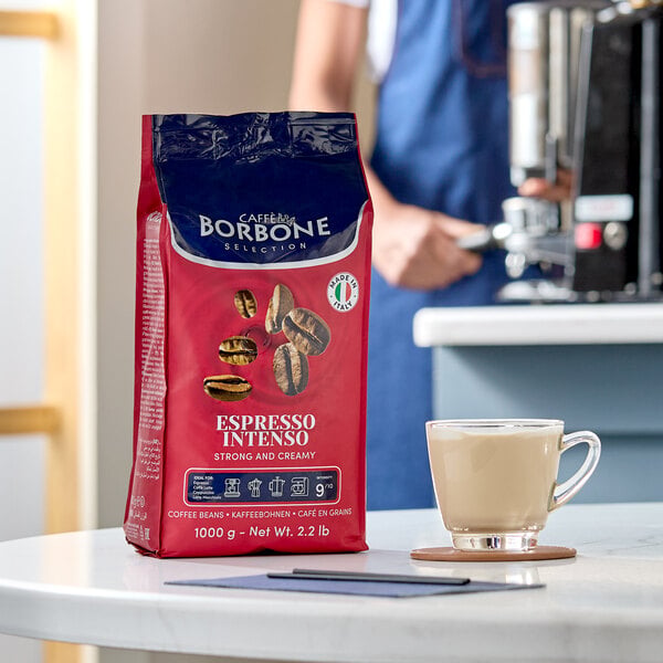 Caffe Borbone Espresso Intenso Whole Bean Espresso 2.2 lb. - 6/Case