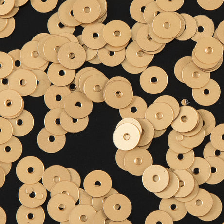 Bag of Gold Dull-Bright Loose Sequins - 5mm