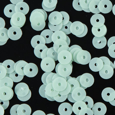 Bag of Tea Green Dull-Bright Loose Sequins - 5mm