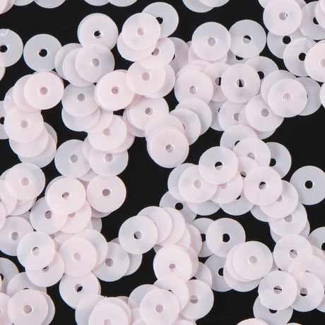 Bag of Baby Pink Dull-Bright Loose Sequins - 5mm
