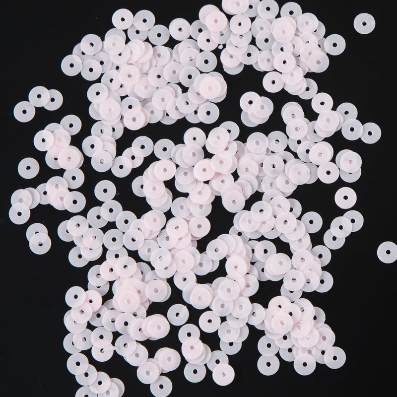 Bag of Baby Pink Dull-Bright Loose Sequins - 5mm