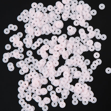 Bag of Baby Pink Dull-Bright Loose Sequins - 5mm