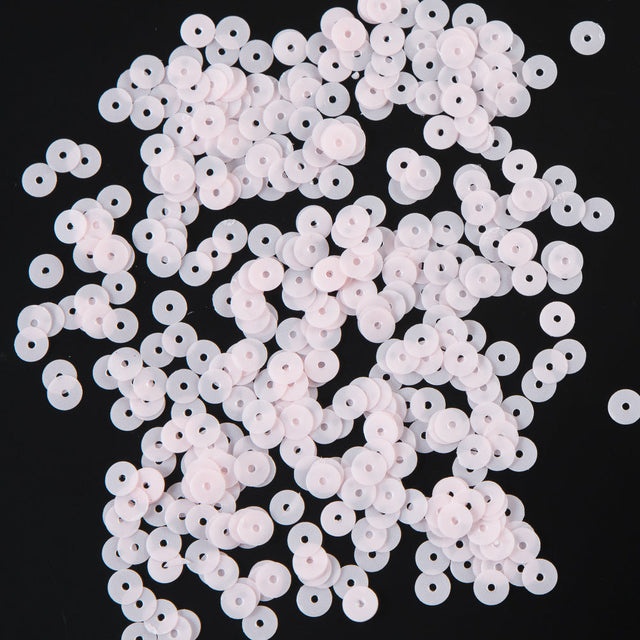 Bag of Baby Pink Dull-Bright Loose Sequins - 5mm