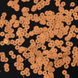 Bag of Pumpkin Dull-Bright Loose Sequins - 5mm