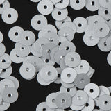 Bag of Silver Dull-Bright Loose Sequins - 5mm