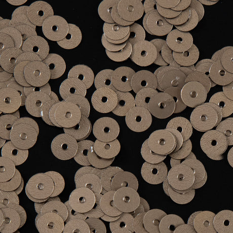 Bag of Antique Gold Dull-Bright Loose Sequins - 5mm