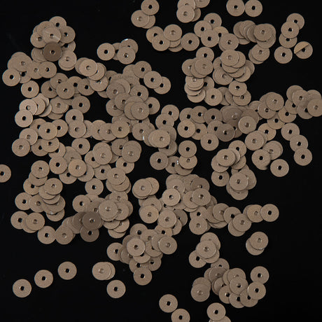 Bag of Antique Gold Dull-Bright Loose Sequins - 5mm
