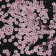 Bag of Pink Color Loose Sequins with Silver Back - 5mm