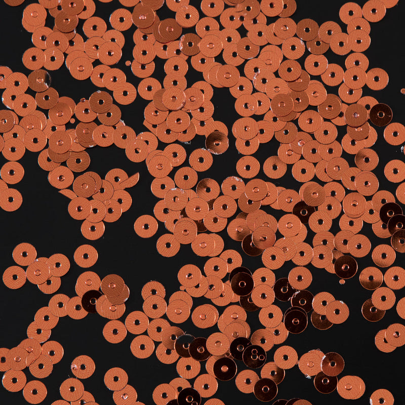 Bag of Purmpkin Color Loose Sequins with Silver Back - 5mm