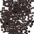 Bag of Brown Color Loose Sequins with Silver Back - 5mm