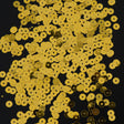 Bag of Gold Color Loose Sequins with Silver Back - 5mm