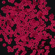Bag of Ruby Color Loose Sequins with Silver Back - 5mm