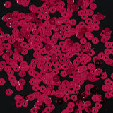 Bag of Ruby Color Loose Sequins with Silver Back - 5mm