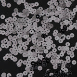 Bag of Old Silver Color Loose Sequins with Silver Back - 5mm