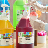 Hawaiian Shaved Ice Strawberry Snow Cone Syrup 1 Gallon - 4/Case