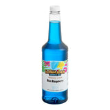 Hawaiian Shaved Ice Blue Raspberry Snow Cone Syrup 32 fl. oz. - 12/Case