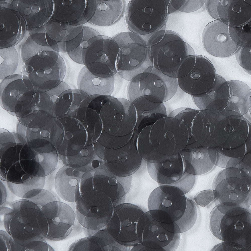 Bag of Gray Transparent Bright Loose Sequins - 6mm