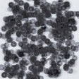 Bag of Gray Transparent Bright Loose Sequins - 6mm