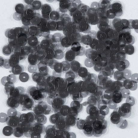 Bag of Gray Transparent Bright Loose Sequins - 6mm
