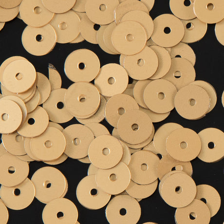 Bag of Gold Dull-Bright Loose Sequins - 6mm