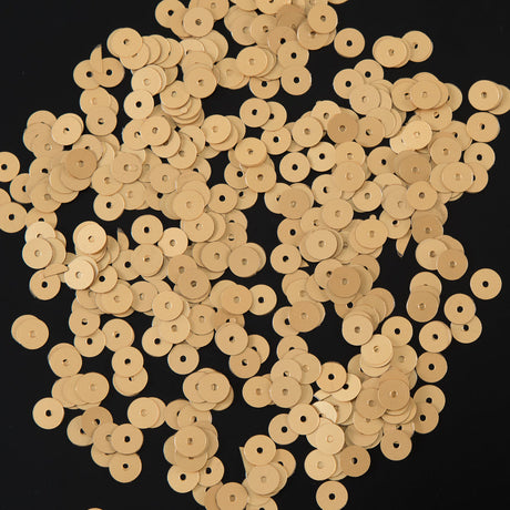 Bag of Gold Dull-Bright Loose Sequins - 6mm
