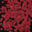 Bag of Red Dull-Bright Loose Sequins - 6mm