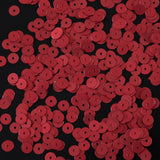 Bag of Red Dull-Bright Loose Sequins - 6mm