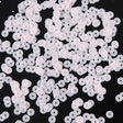 Bag of Baby Pink Dull-Bright Loose Sequins - 6mm