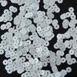 Bag of Silver Dull-Bright Loose Sequins - 6mm