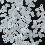 Bag of Silver Dull-Bright Loose Sequins - 6mm