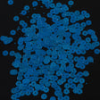 Bag of Blue Dull-Bright Loose Sequins - 6mm