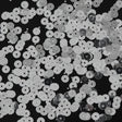 Bag of Silver Color Loose Sequins with Silver Back - 6mm